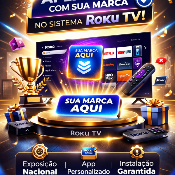 Aplicativo próprio no sistema Roku 